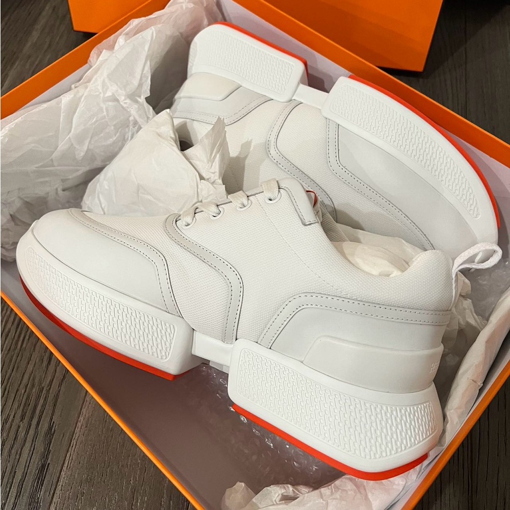 Hermes NEW GIGA Sneakers Women's size 39 - Picture 9 of 15